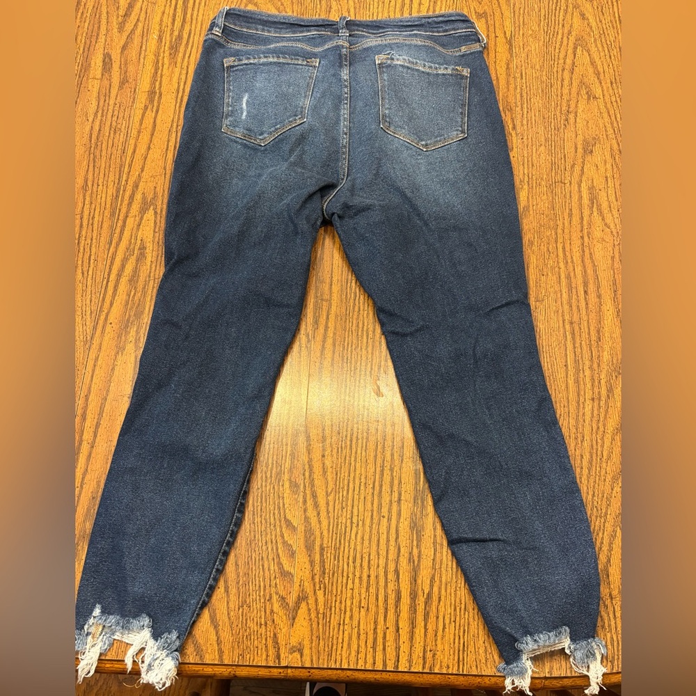 KanCan Women’s high rise distressed skinny jeans XL - Picture 4 of 6